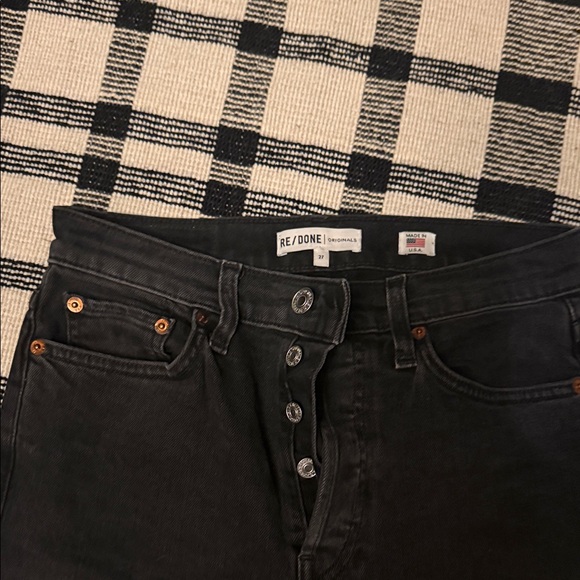 Re/Done Black Skinny Men's Jeans - Picture 2 of 7